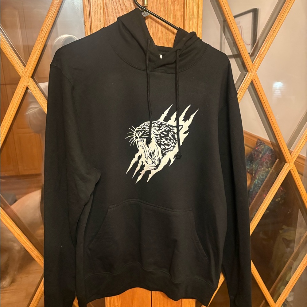 Black Graphic Hoodie